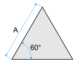 Calcolo del triangolo equilatero
